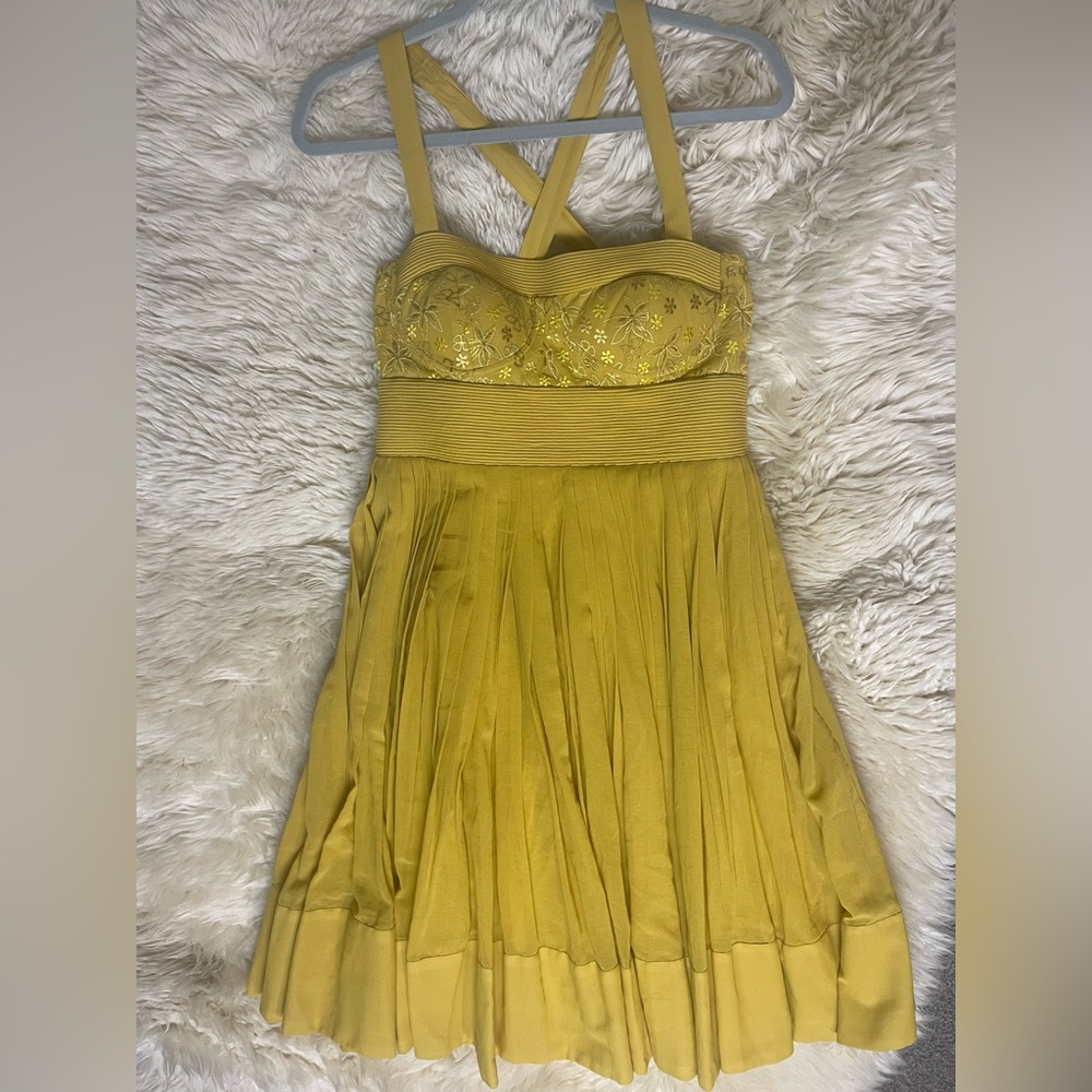 Anita Dongre Dresses  Anthropologie Dress | Color: yellow Gold size 6 like new